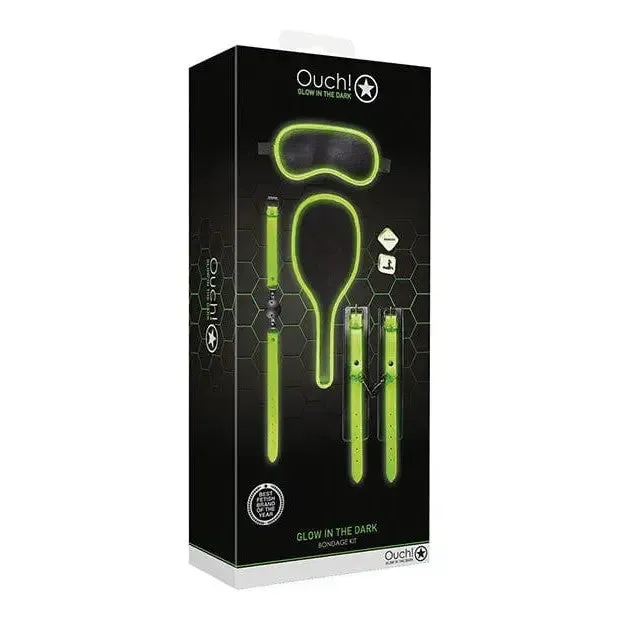 Shots America Dildos Shots Ouch Bondage Kit 1 Glow In The Dark
