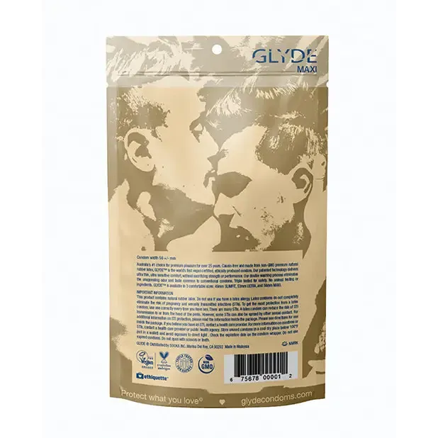 Sooka Inc Enhancers Glyde Maxi Latex Condoms 36Pack