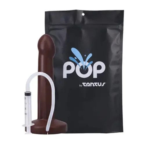 Tantus Female Sex Toys Tantus POP Squirting Dildo Espresso Bag