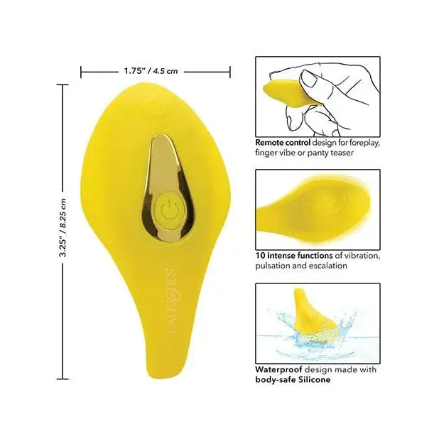 Vibrators CalExotics Neon Vibes The Secret Vibe Wremote Yellow