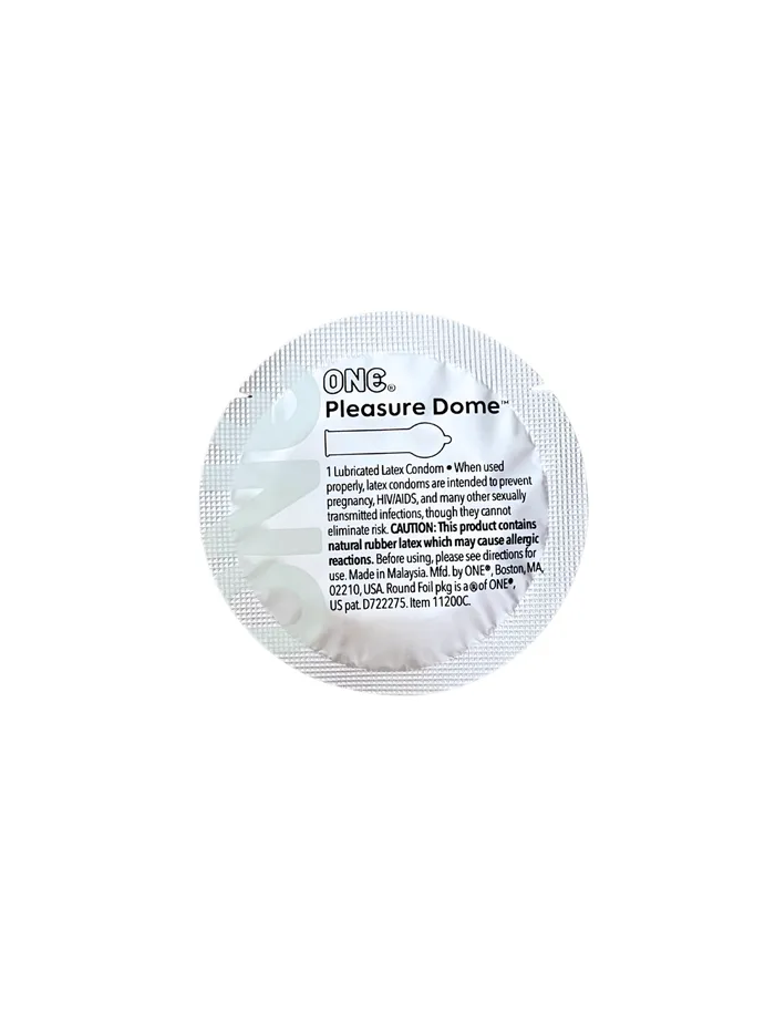 Vibrators ONE One Pleasure Dome Latex Condom