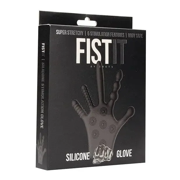 Vibrators SHOTS AMERICA Shots Fistit Silicone Stimulation Glove Black