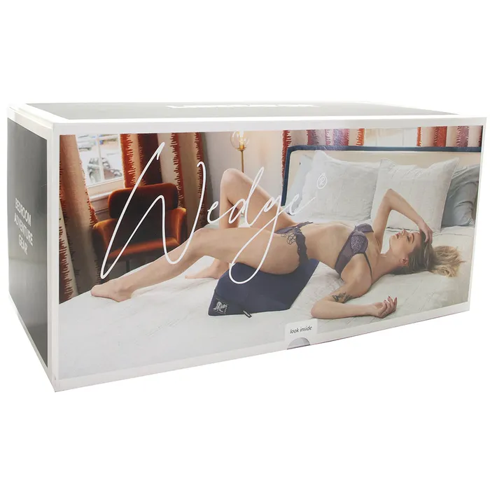 Wedge Sex Pillow in Velvet Blue Liberator Vibrators