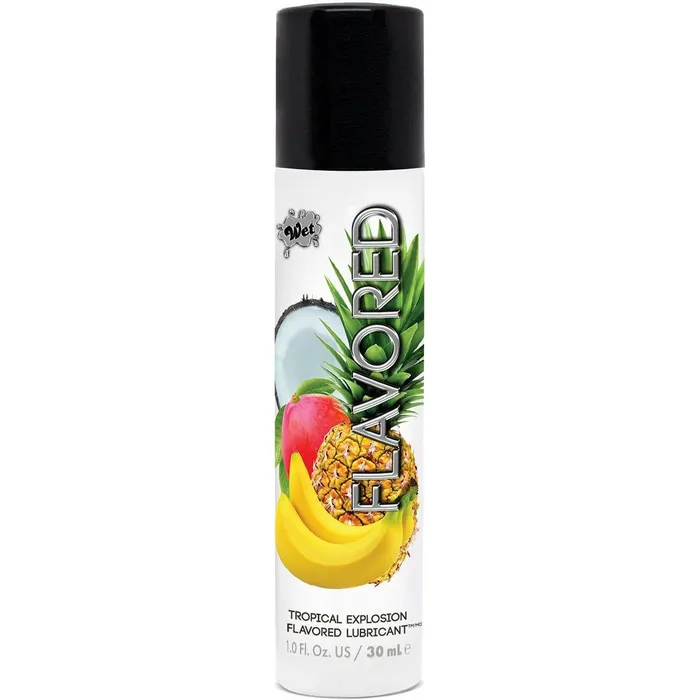 Wet Wet Flavoured Lubricant 1 oz Tropical Explosion Lubricants