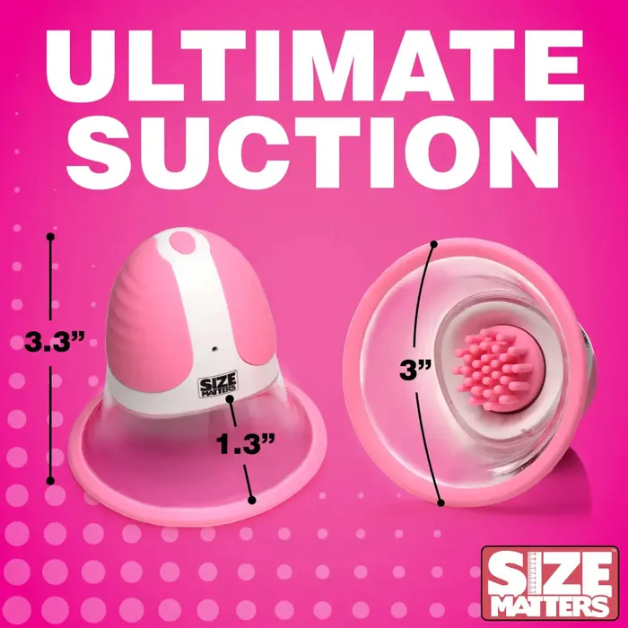 XR Brands Female Sex Toys 10x Rotating Nipple Suckers